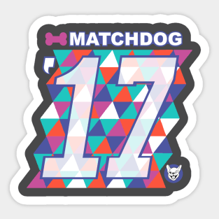 MatchDog SuperBowl Design Sticker